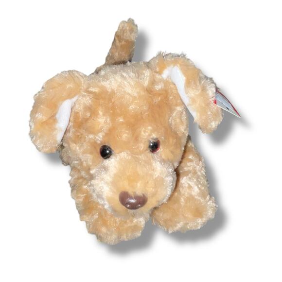 Gund Plush Dog Slippers Puppy Stuffed Animal Shower Gift Nursery Decor Brown 10” - Picture 2 of 11